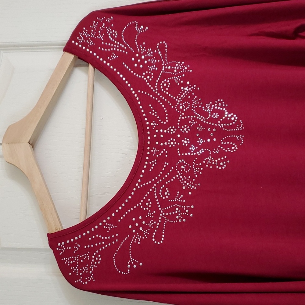 Red Blouse Size S New